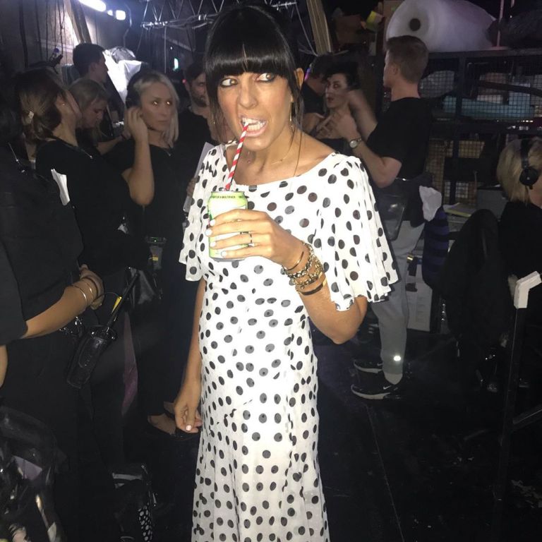 how to find Claudia Winkleman white and black polka dot dress Strictly October 2019 Photo Claudia Winkleman