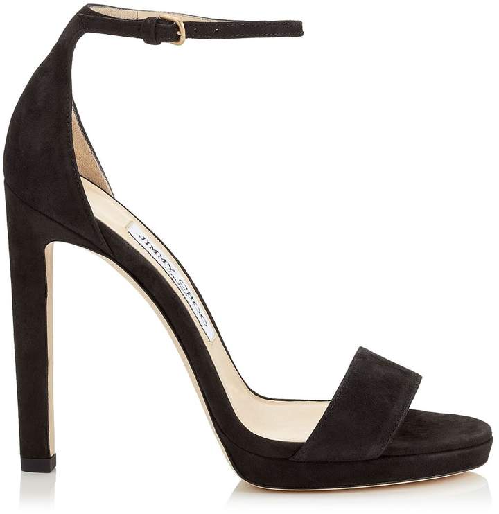 Jimmy Choo Misty 120 Suede Sandals