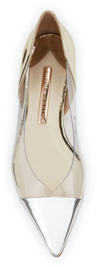 Sophia Webster Daria 80 Leather And Perspex Pumps