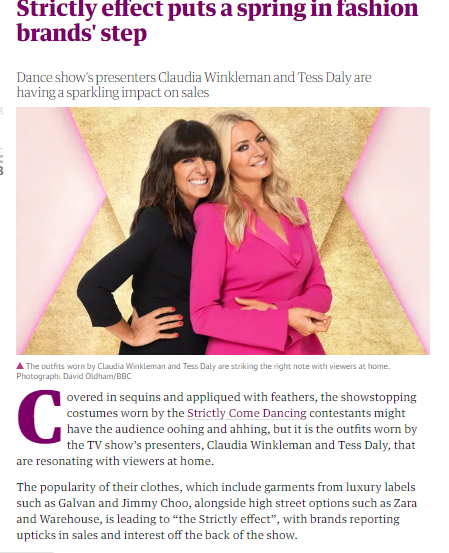 Strictly effect article image