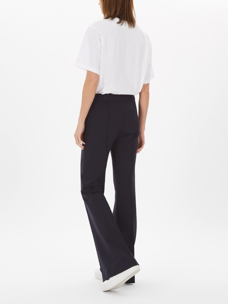 Victoria Beckham Pin Tuck Detail Trouser back view