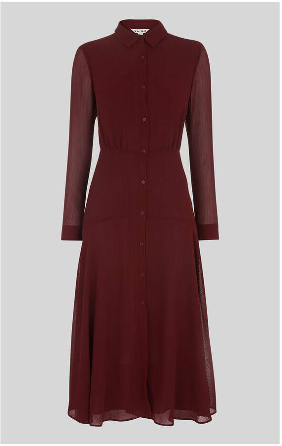 Whistles Carys Midi Shirt Dress