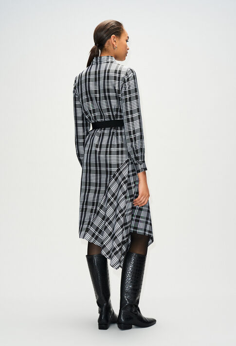 Claudie Pierlot Long Asymmetric Dress back view