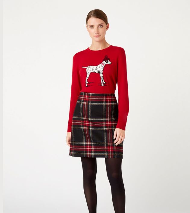 Hobbs Elea Wool Skirt