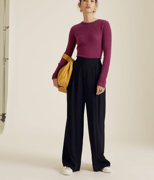 Jigsaw Cloud Cashmere Crew Neck Jumper