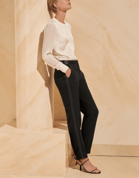 Me and em Luxe Crepe Cigarette Trousers