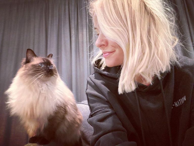 where to get holly Willoughby black Nation hoodie with Bluebell 19 November 2019 Photo Holly Willoughby