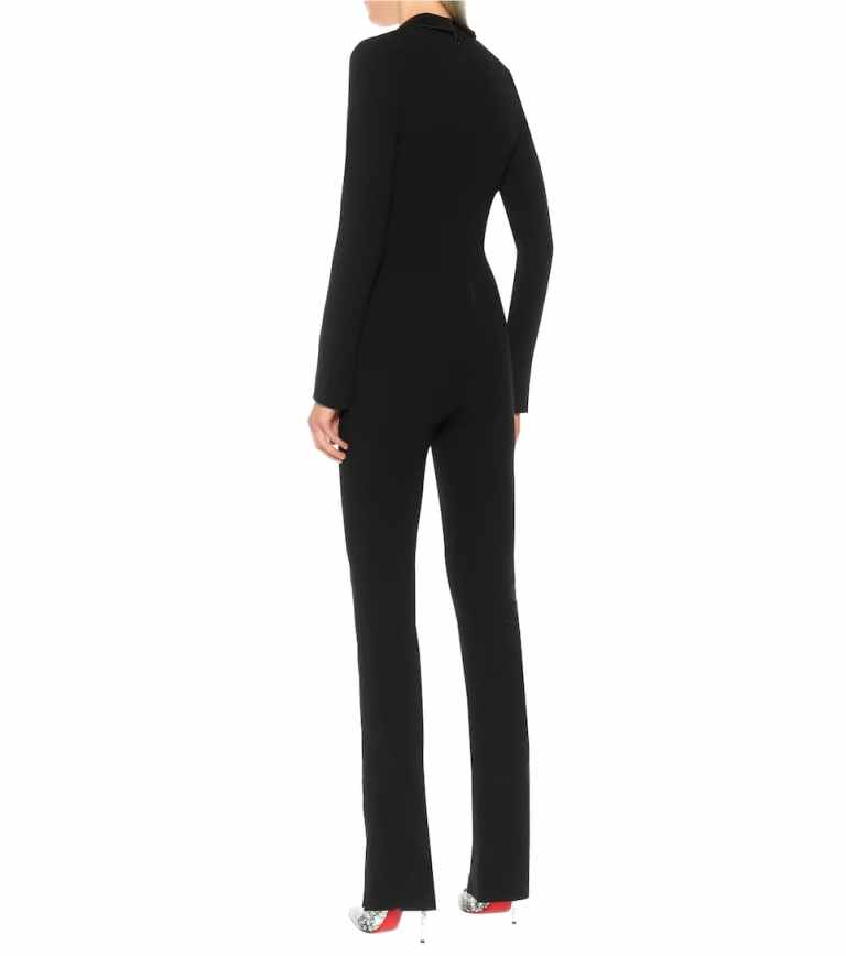 Galvan Berlin Tuxedo Jumpsuit back view