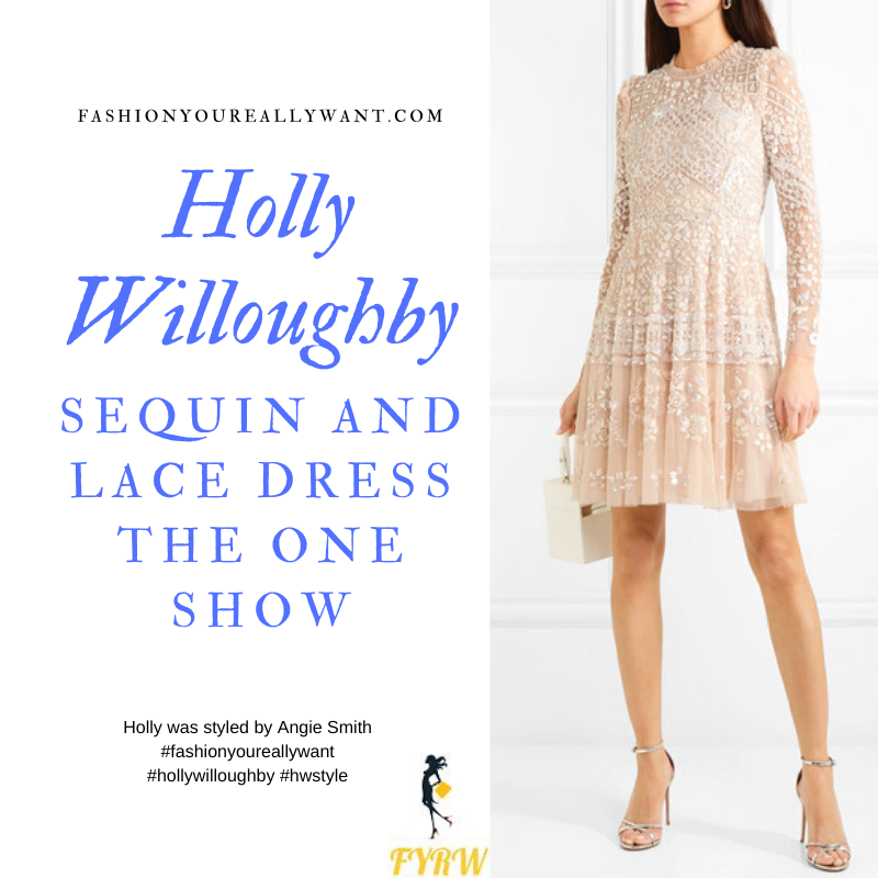 Holly Willoughby Sequin and Lace Dress The One Show 2019 Fashion You Really Want Holly Willoughby Sequin and Lace Dress The One Show 2019 Fashion You Really Want