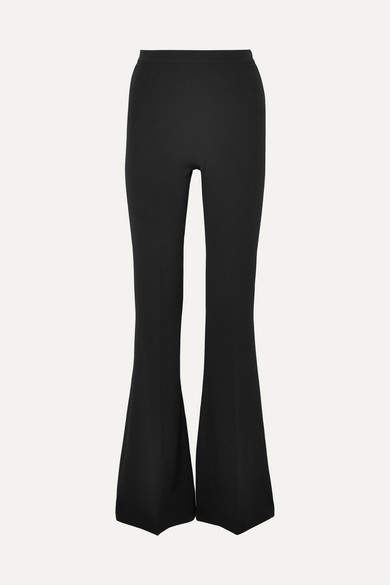 Safiyaa - Halluana Stretch-crepe Flared Pants v2
