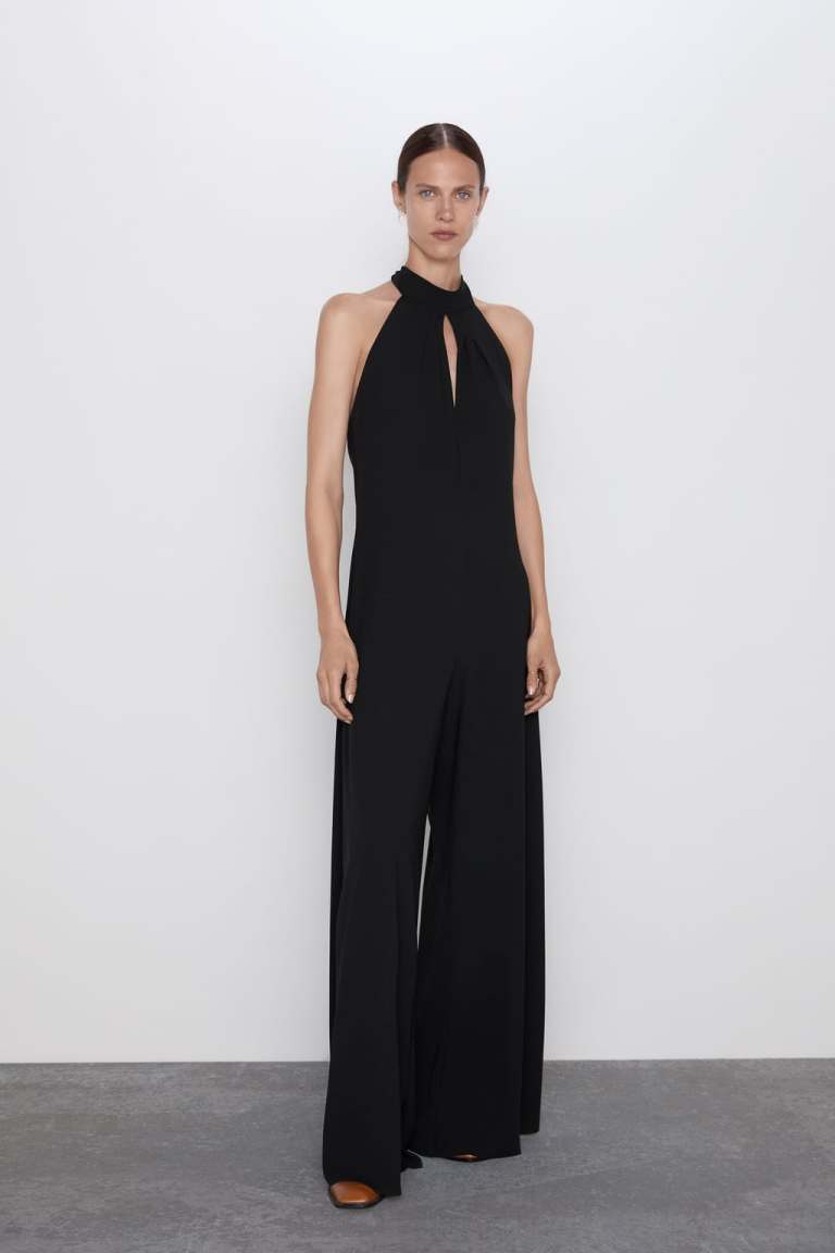 Zara Halter Neck Jumpsuit