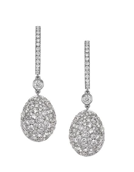 Faberge Emotion White Diamond Earrings