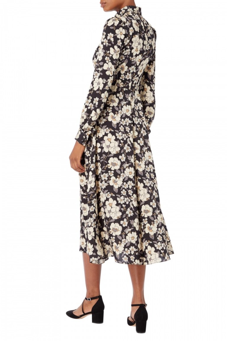 Goat Goldfinch Midi Dress back view