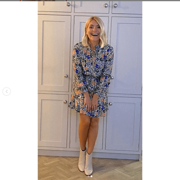 where to get Holly Willoughby white floral dress 22 January 2020 Photo Holly Willoughby