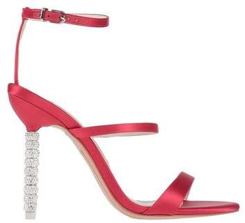 Sophia Webster Rosalind Crystal-embellished Satin Sandals