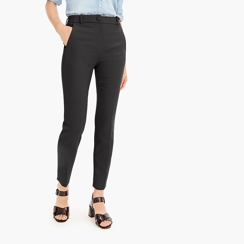J Crew high-rise Cameron pant in four-season stretch black