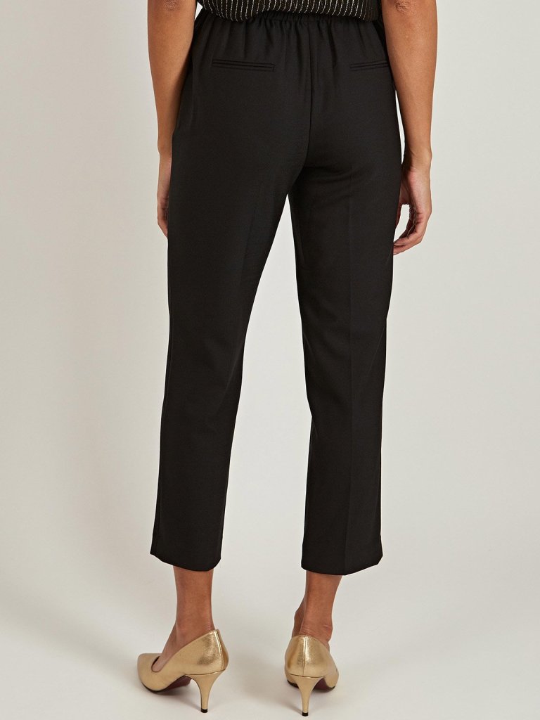 Tailored by Rebecca Taylor Gabardine Smart Pants back view