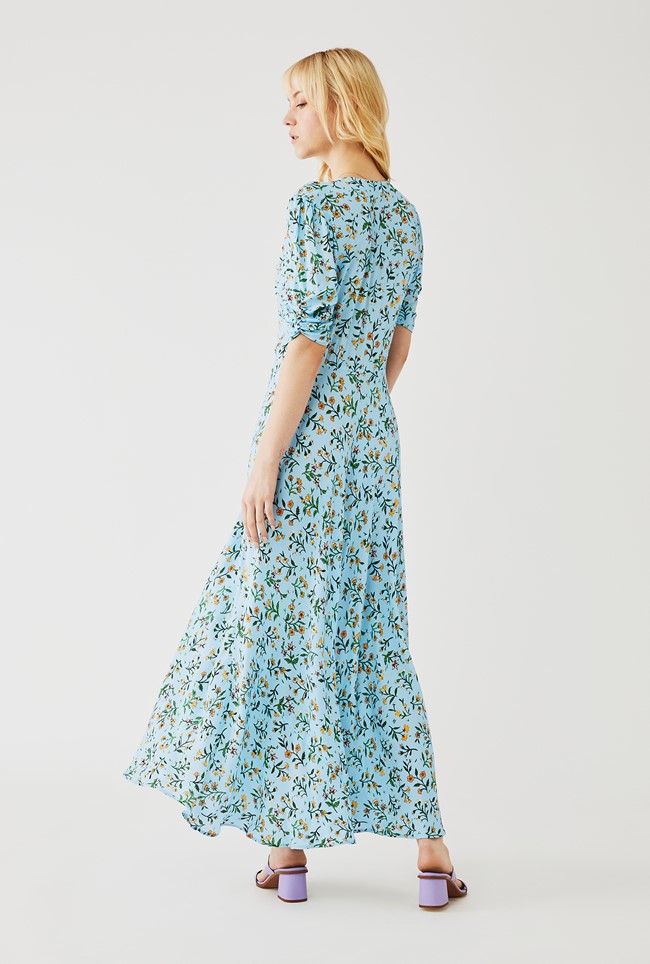 Ghost Marley Dress Flossy Folk Floral back view