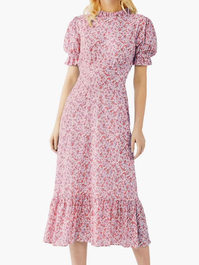 Ghost Solene Floral Midi Dress