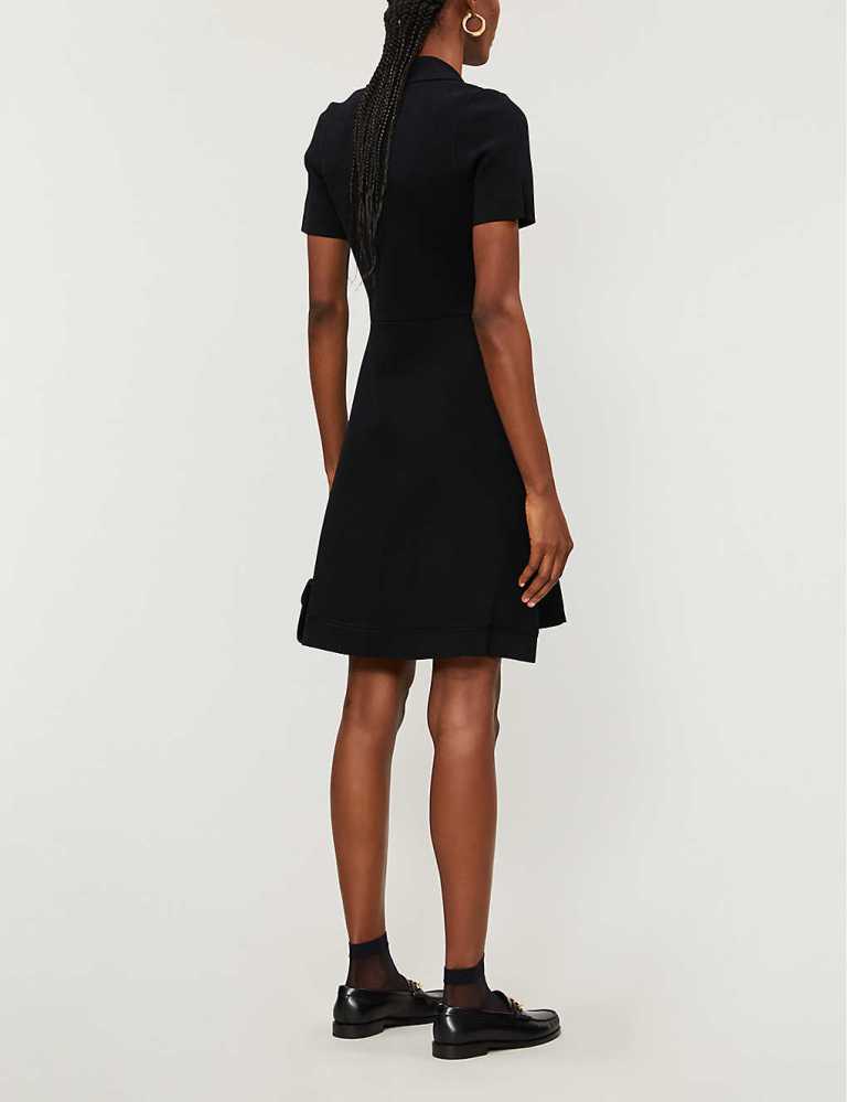 Sandro Paris Knitted Tailored Dress back view