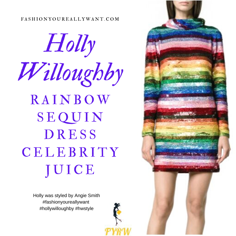 holly willoughby birthday dress Willoughby's Long Sleeve Rainbow Sequin Holly Rainbow Sequin Dress Celebrity Juice April 2020 – Fashion You Really Want Silk & Satin Dresses Size:MED leahseptember Women's Spring/Summer Vacation