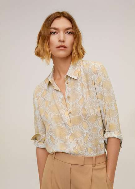Mango Flowy Shirt