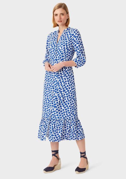 Hobbs Magda Spot Shirt Dress