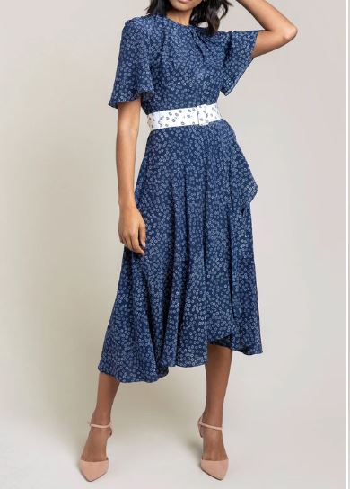 Beulah London Indu Navy Daisy