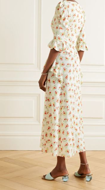 Rixo Quinn Dress back view