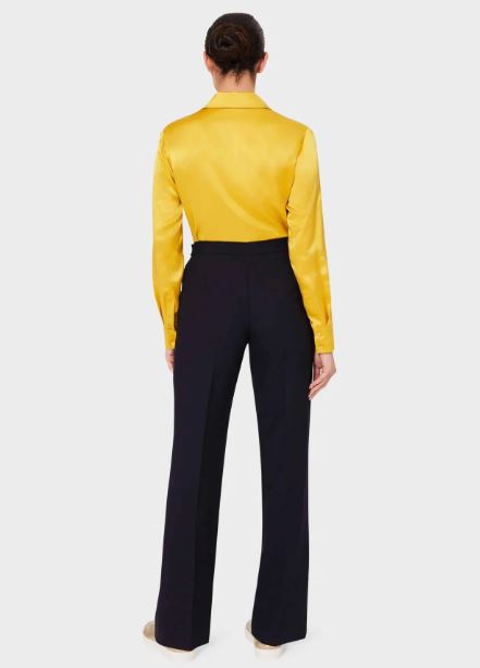 Hobbs Silk Eva Shirt back view
