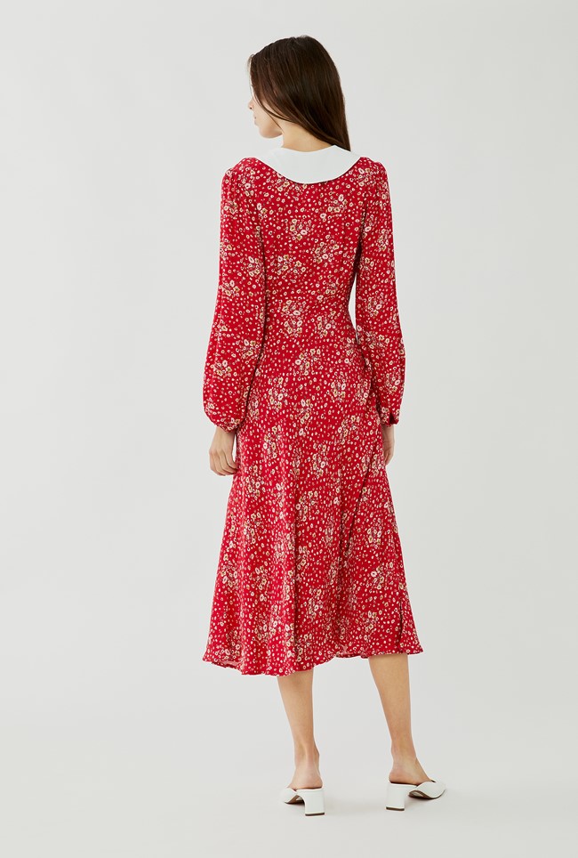 Ghost Kelsea Dress back view