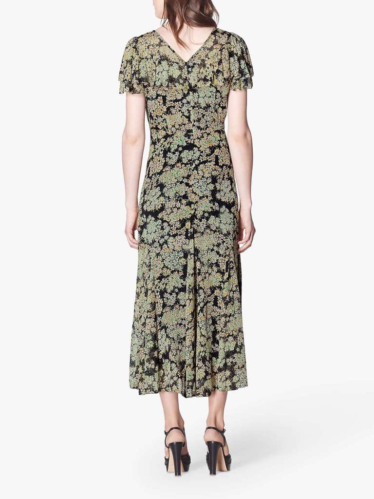 L.K. Bennett Amelia Maxi Dress back view