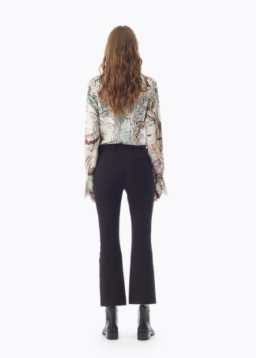 Phillip Lim Exclusive Kick flare Legging black back view