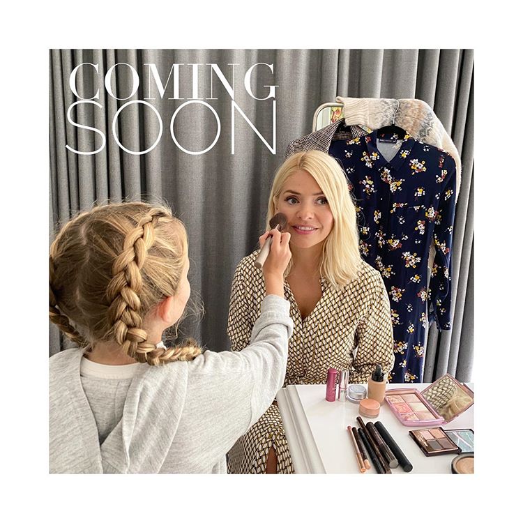 where to get Holly Willoughby M&amp;S shoot make-up 29 August 2020 Photo Holly Willoughby