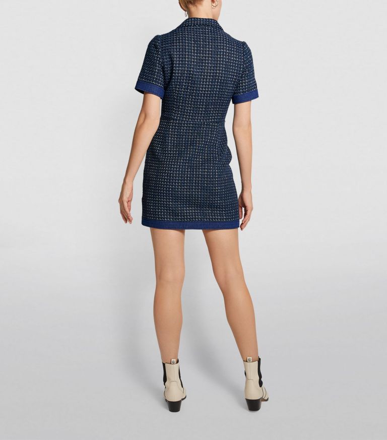 Claudie Pierlot Knitted Blazer Dress back view