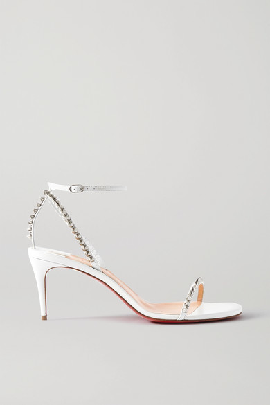 Christian Louboutin So Me 70 Studded Leather Sandals