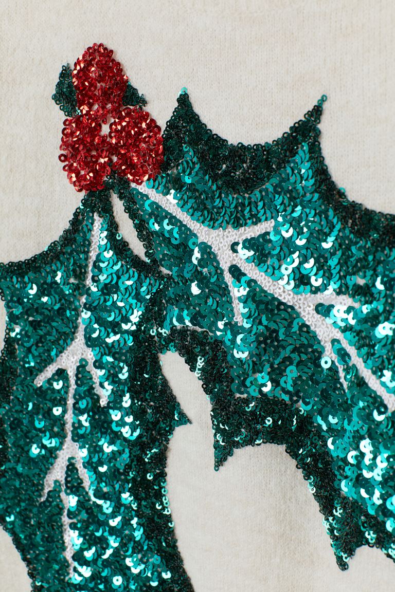 H&amp;M&nbsp;Knitted jumper with a motif detail