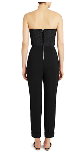 Roland Mouret Haye Strapless Crepe Jumpsuit v2