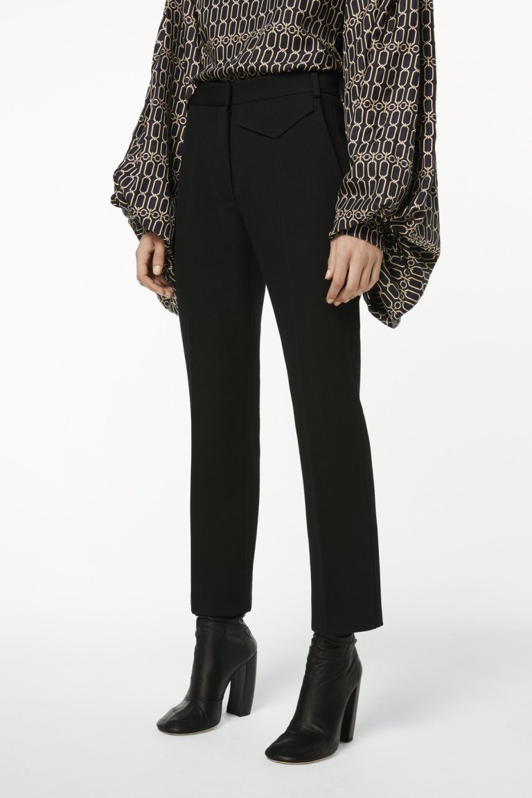 Victoria Beckham Penelope Trouser in Black