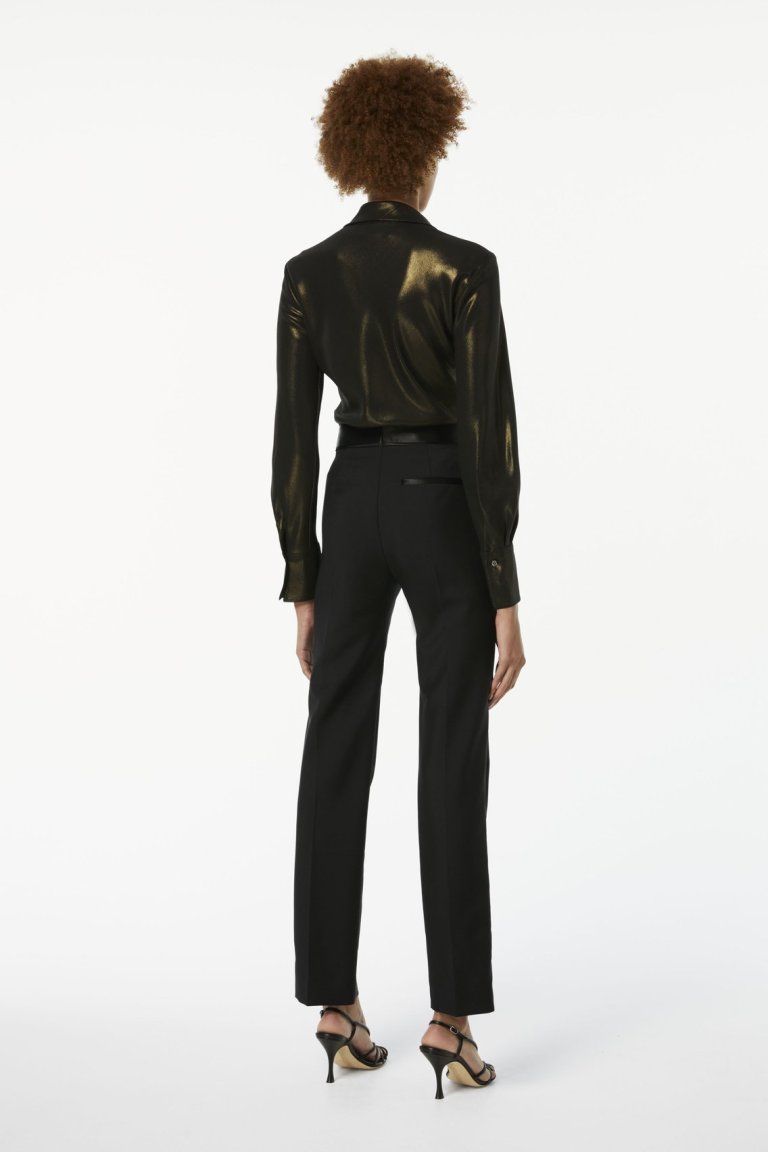 Victoria Beckham Scarf-neck Shirt back view