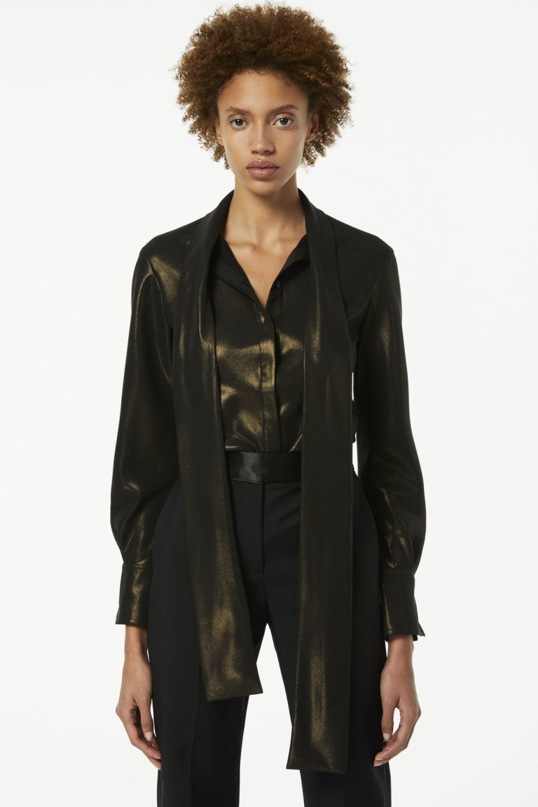 Victoria Beckham Scarf-neck Shirt