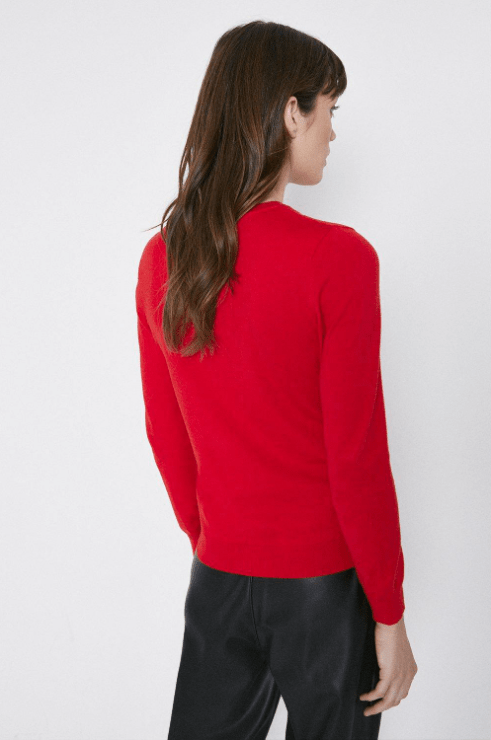 Warehouse Sequin Bauble Jumper back view