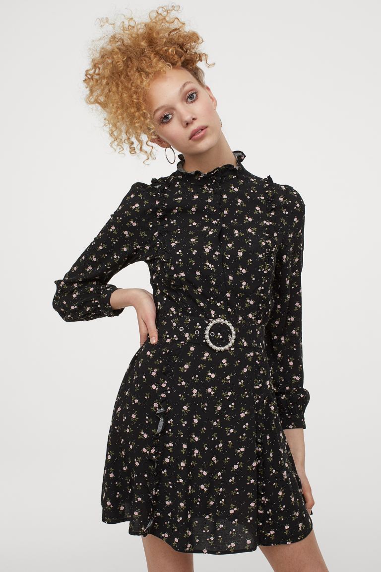 H&amp;M Belted Dress