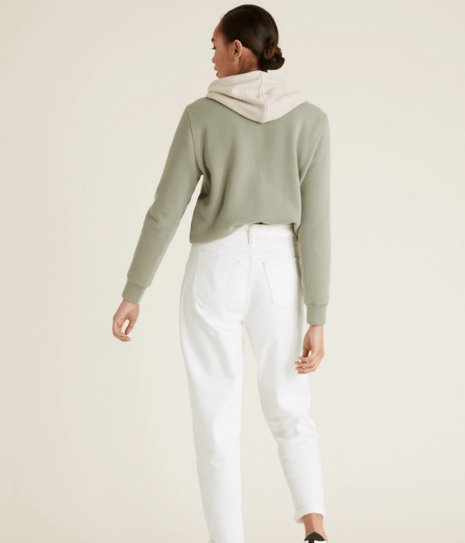 M&amp;S Mom High Waisted Jeans back view