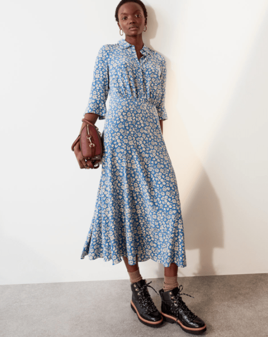 Jigsaw Primrose Midi Shirt Dress