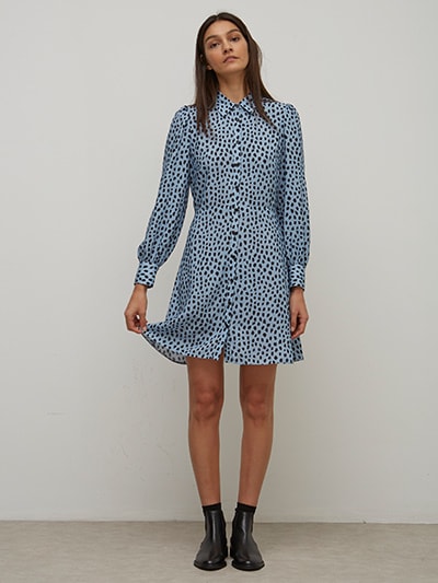 Nobodys Child Small Smudge Tessie Mini Shirt Dress