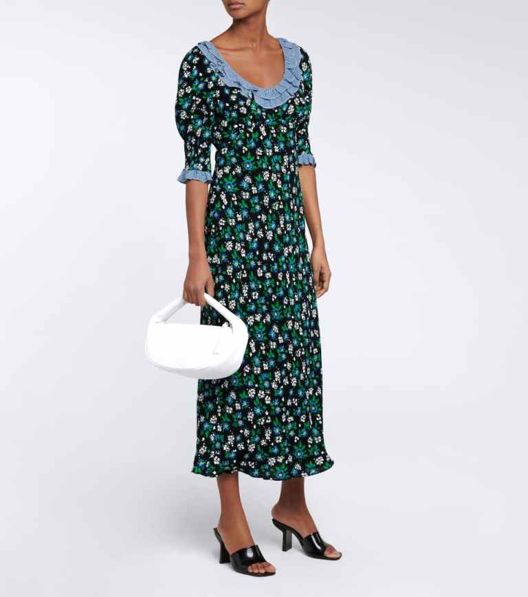 Rixo Juliette Floral Maxi Dress
