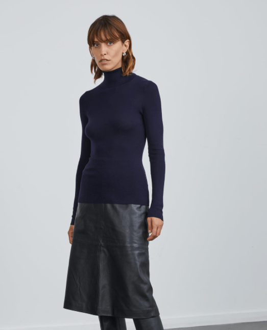 Jigsaw Cromer Silk Cotton Polo Jumper v2