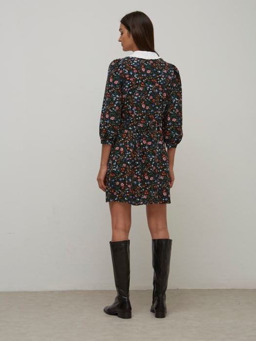 Nobodys Child Floral Colette Mini Dress back view