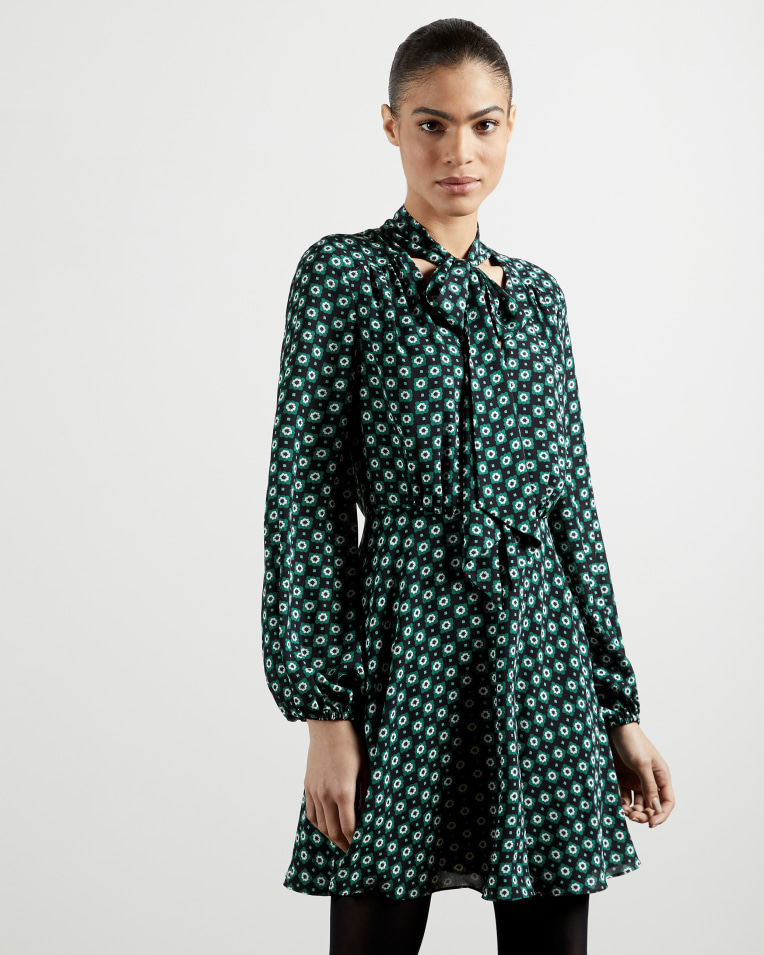 Ted Baker Dolley Printed Mini Dress